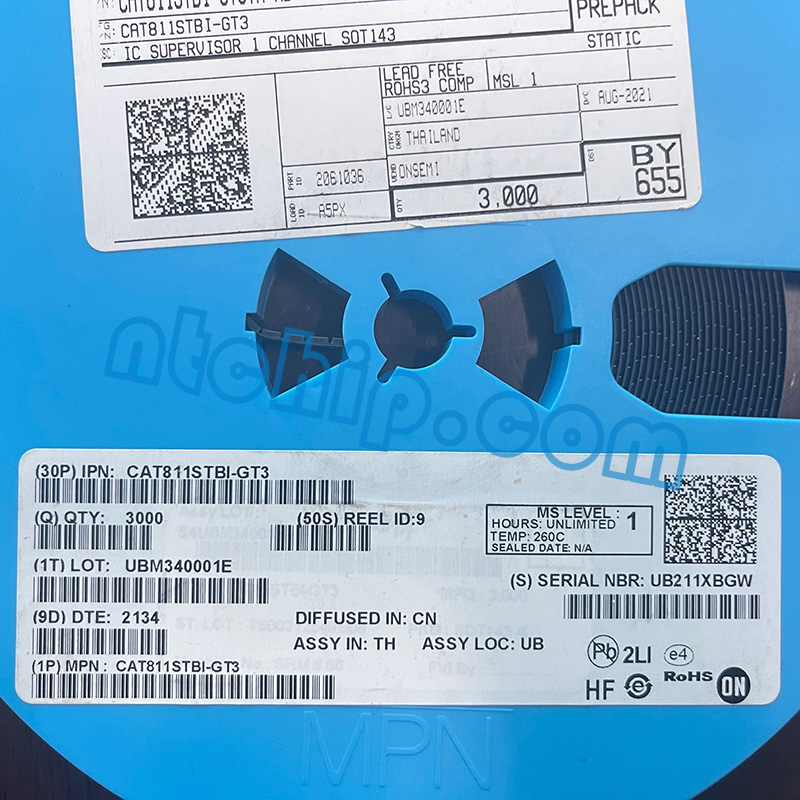 CAT811STBI-GT3 Packaging and Product Labels